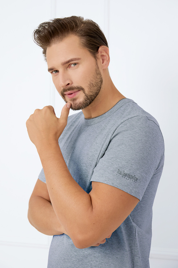 Krystian Pigiama uomo manica corta, pantaloncini Moda italiana - melange