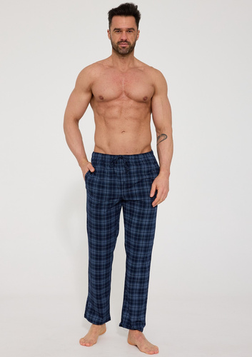 Pantaloni pigiama uomo Cornette 691/64 100% cotone quadri tasche