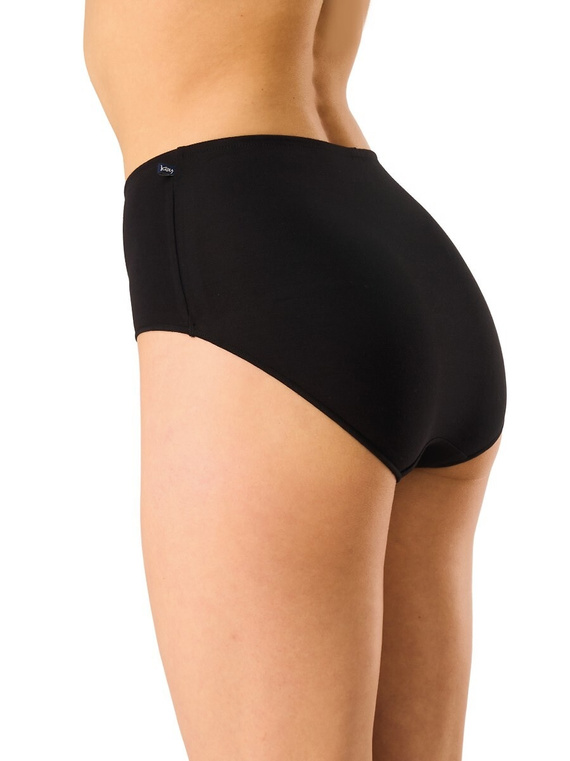 Mutandine da donna Key LPF 006 nero- bambù, eleganti, in scatola