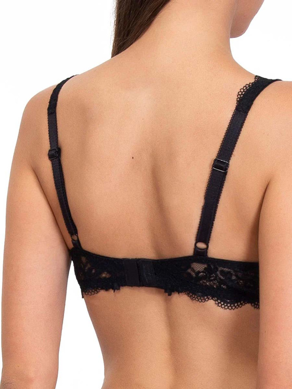 2442 Reggiseno Wonderlace - pizzo, morbido, con ferretto e regolabile Sielei nero