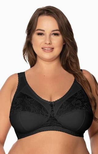 BS 1162 Reggiseno morbido Melodia Gaia - nero
