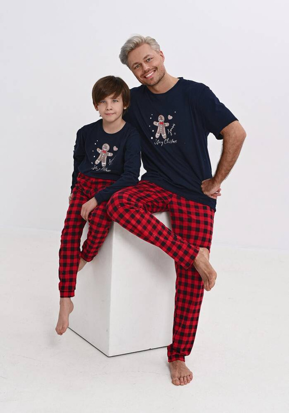 Matt Pigiama da bambino Sensis - blu navy