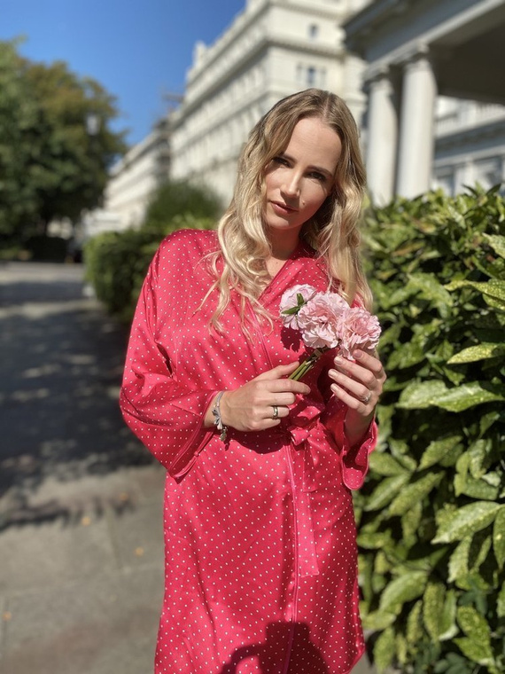 370 Vestaglia da donna Laurine Forex - lampone