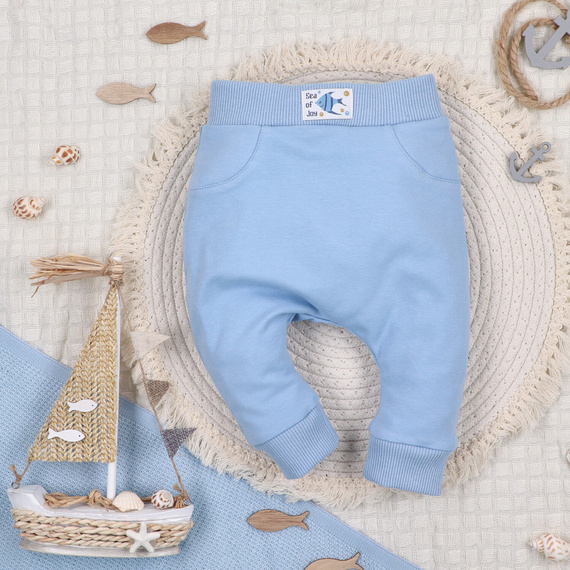 ABN-5457 Sea Of Joy Pantaloni della tuta Nini per bambini - cotone organico, vita comoda