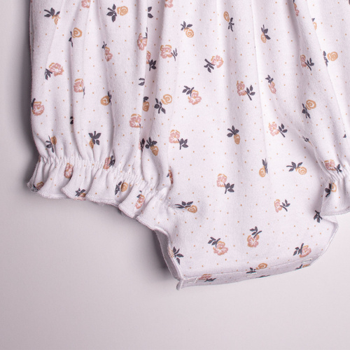 Nicol 220153 tutina bimba cotone floreale con volant estiva