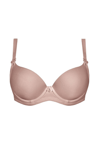 Reggiseno push-up Ida Mocca Mefemi di Nipplex - modellante, con imbottitura in silicone, microfibra liscia, spalline rimovibili, ideale per qualsiasi abbigliamento