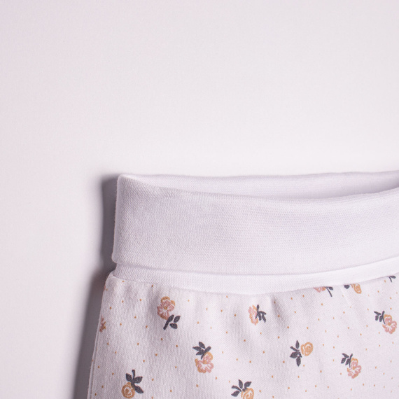 220009 Pantaloni neonato "Ola" Nicol – cotone morbido con piedini