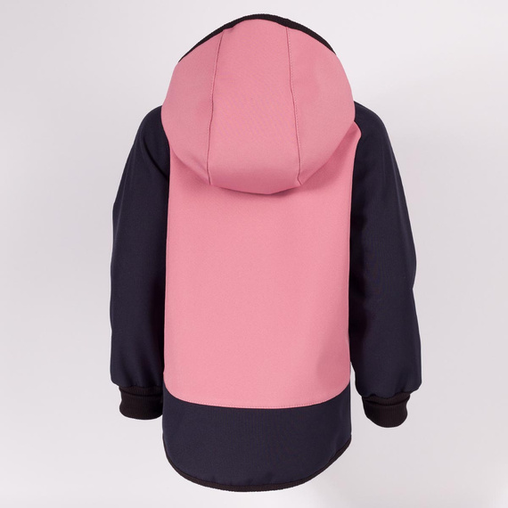 229040 Nicol Giacca softshell bambini con pile, cappuccio, riflettente - rosa