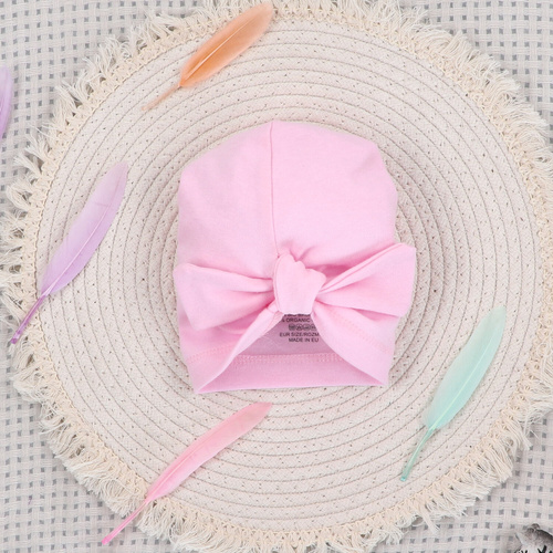 ABN-5547 Cappellino Nini Happy Animals in cotone biologico - sicuro, ecologico, confortevole