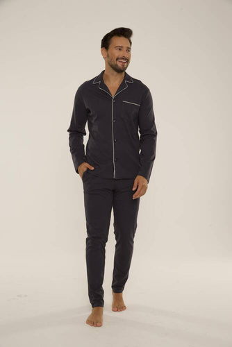 729 Norberto Pigiama da uomo De Lafense - grafite