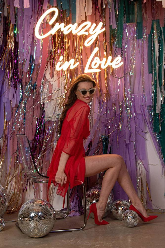 674 Vestaglia da donna Florence Forex - rosso