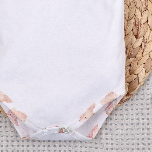 Body neonato Nini Little Mouse cotone biologico bottoni spalla manica corta