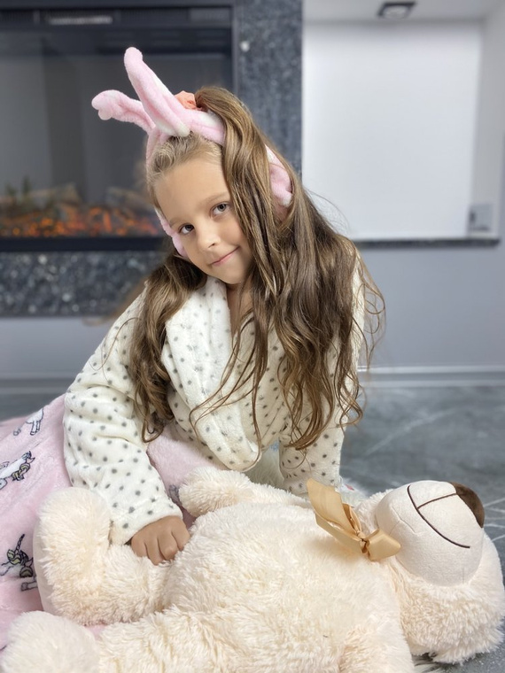 367 Accappatoio per bambini Melanie Forex - ecrù