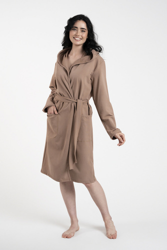 Karina Accappatoio da donna Moda Italiana - cammello