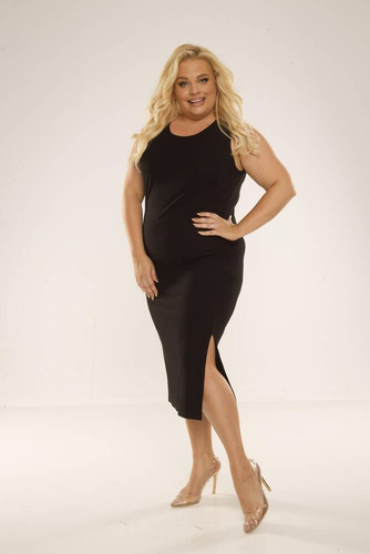 707 Abito Freya da donna di De Lafense - nero