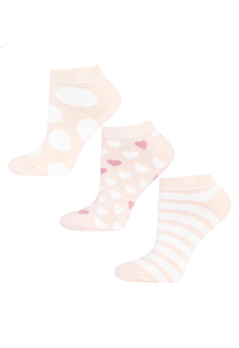 Moraj CSD240-100 calze da donna - cotone, confortevoli, motivo casuale