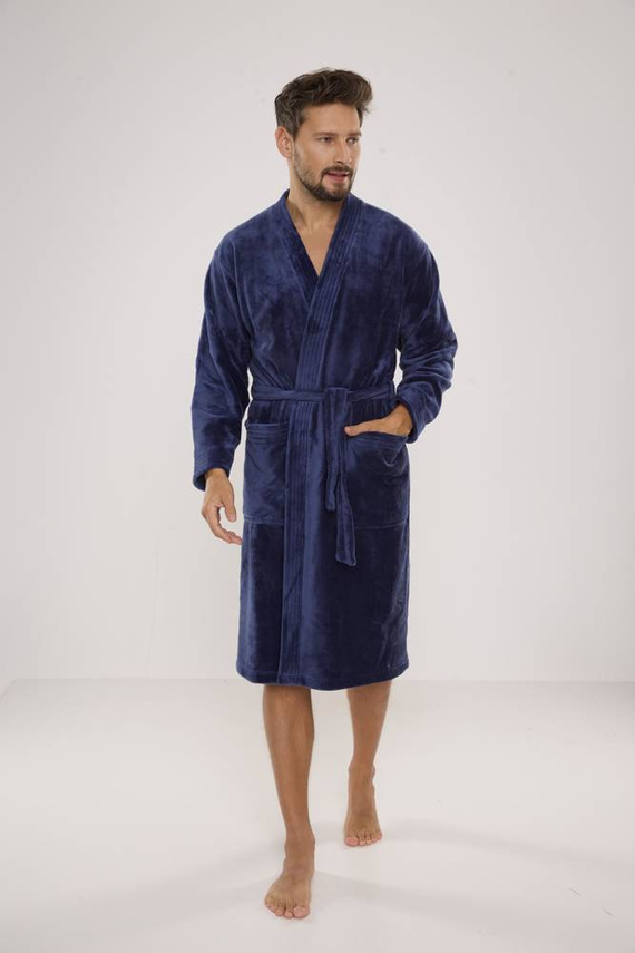 391 Hugo accappatoio da uomo De lafense - denim