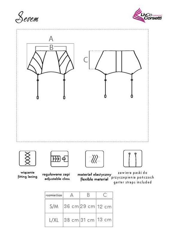 Sevem LC 90277-1 LivCo Corsetti Reggicalze moda