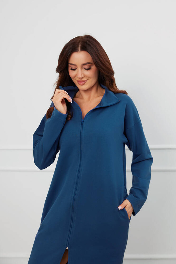 Grafi Vestaglia da donna con zip Moda italiana - denim