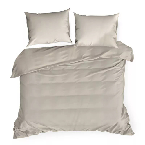 Biancheria da letto MI in microfibra Eurofirany morbida con cerniera 100% poliestere beige