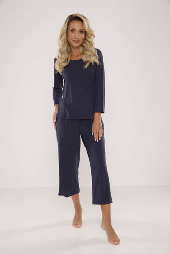665 Pigiama da donna Paula Forex - blu navy