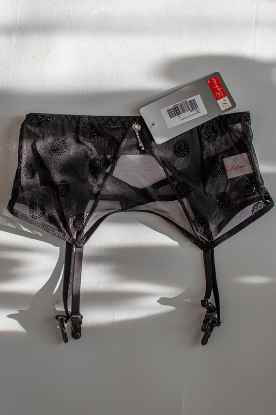 741 Reggicalze Yolanda De Lafense- nero