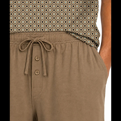 Sesto Senso 2723/02 Latte Pigiama Uomo Corto in Cotone 100% Cotone