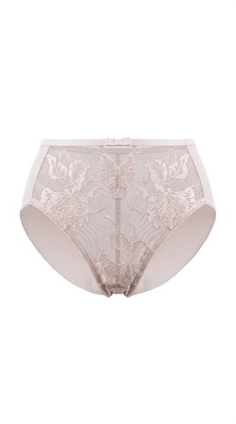 Slip Marissa Unikat rosa cipria ricamati eleganti a vita alta