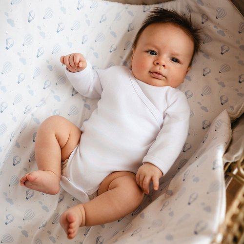 Fascia neonato Petite Eevi 75x75 cotone waffle morbida comfort