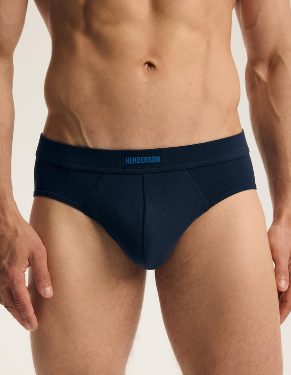 Slip da uomo Henderson Faro 45789 2-Pezzi Blu navy 93% Cotone