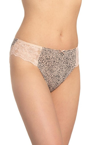 L-1586 Mutandine Lama da donna in confezione da due, 95% cotone, comode e classiche