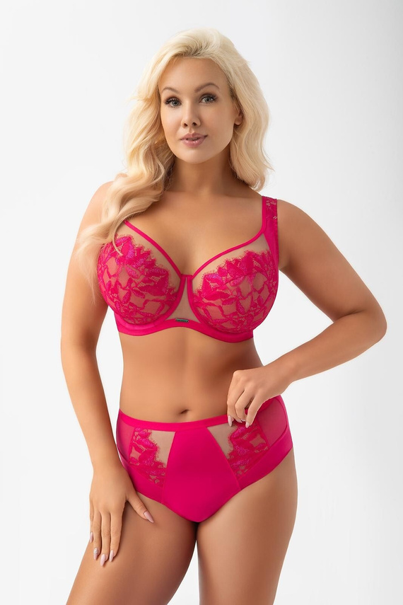 Slip Gorsenia F029 Amaris Amaranto Microfibra Pizzo Comfort Premium