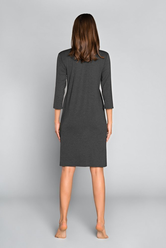 Italia Fashion gravidanza e allattamento manica 3/4 sonata - melange scuro/verde