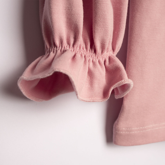 Blusa bambina Nicol 220140 rosa cotone elegante con fiocco