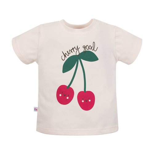 T-shirt bambino Eevi Cherry cotone elastico comoda