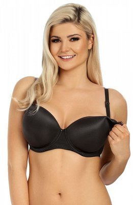 3109 Reggiseno da allattamento imbottito Lupoline-nero
