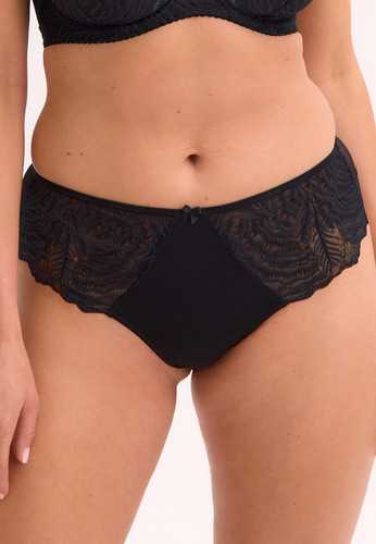 GFB 1229 Jessia mutandine brasiliane Gaia - pizzo, sensuale, confortevole nero