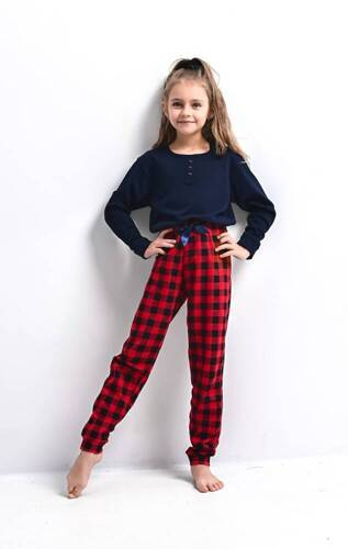 Pigiama da bambina Bonnie Kids Sensis - blu navy