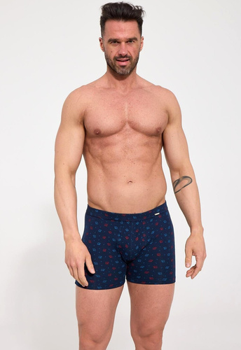 Boxer da uomo Cornette Prime 904/139 blu navy cotone vestibilità aderente