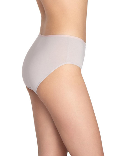 L-122BI-62 Mutandine Lama da donna 3 pezzi, cotone, taglio classico grigio ecru bordeaux