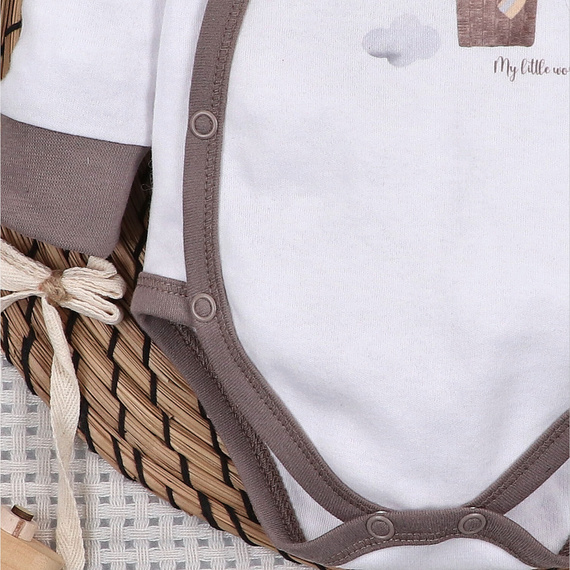 Body Nini Balloon Friends 100% cotone biologico, prodotto in Polonia