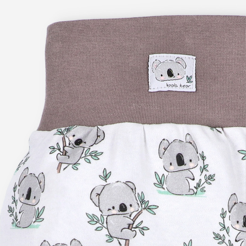 ABN-5210 Pantaloni corti neonato Nini Sweet Koala 100% cotone organico