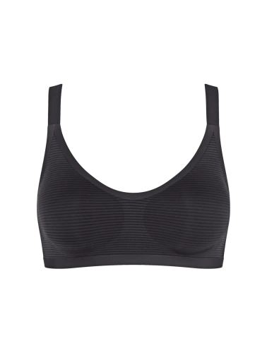 Bralette sloggi ZERO Feel Air senza cuciture, leggera black