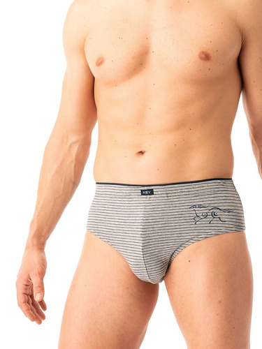 MPP 354 Key slip uomo cotone grigio grafite, confezione da 2 pezzi in scatola, comfort e stile