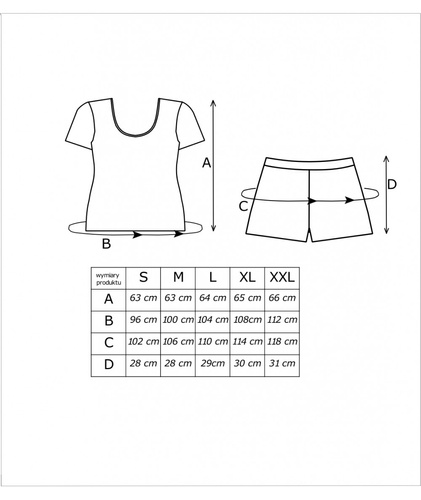 Pigiama donna Star Short Donna - blu, manica corta, pantaloncini, 100% cotone