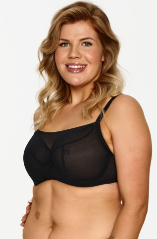 131 Reggiseno morbido Lupoline - nero