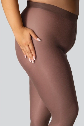 Collant Elizabeth Queen Size 70 den terra - liscio, opaco, colorato, confortevole
