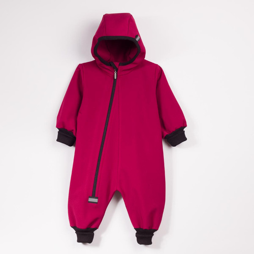 Tuta bambini Nicol 229081 Softshell con pile bordeaux