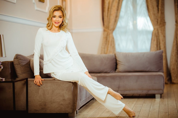 Pangkor Set pigiama donna Kalimo - ecrù