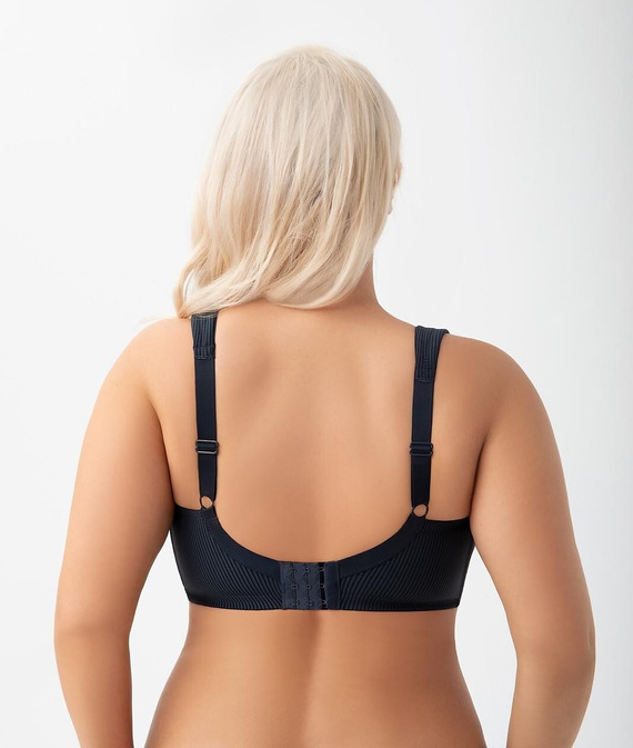 Reggiseno morbido con ferretto K 973 Nela Gorsenia blu navy - reggiseno confortevole per un seno pieno